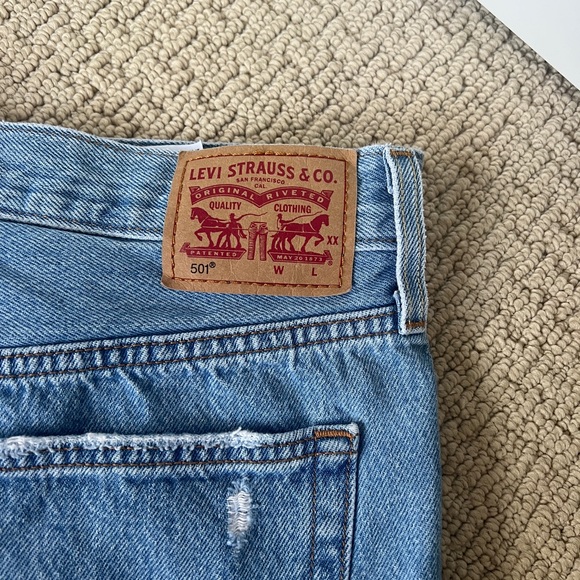 Levi's 501® HIGH RISE WOMEN'S SHORTS - Picture 5 of 5